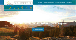 Desktop Screenshot of feriendorf-allgaeu.de