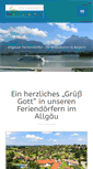Mobile Screenshot of feriendorf-allgaeu.de